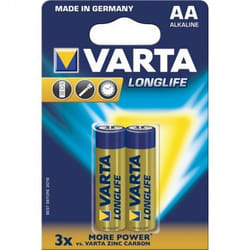 2x Piles AA Varta LongLife LR6BP2