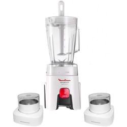 Blender Moulinex LM242025 + 2 accessoires 450W - Blanc