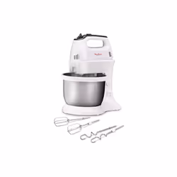Batteur avec Bol MOULINEX HM3121B1 300W - 3.5L - Gris & Inox (HM3121B1)