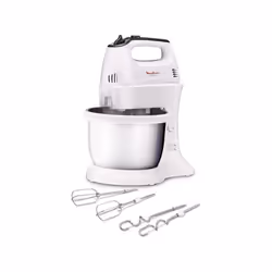 Batteur Moulinex avec bol 300 Watt 2,5L - Blanc (HM3111B1)