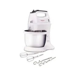 Batteur Moulinex avec bol 300 Watt 2,5L - Blanc (HM3111B1)