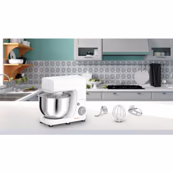 Moulinex Impastatrice Masterchef Essential robot de cuisine 800 W 4,8 L Blanc, Gris - Vue supplémentaire 6
