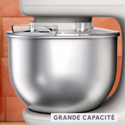 Moulinex QA160110 mixeur Robot mixer 800 W Blanc, Gris