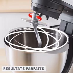 Moulinex QA160110 mixeur Robot mixer 800 W Blanc, Gris - Vue supplémentaire 4