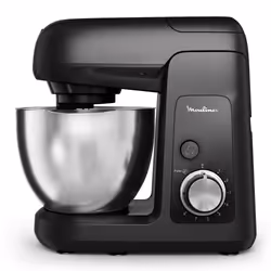 Moulinex Bake Partner QA525810 robot de cuisine 1100 W 4,6 L Noir, Acier inoxydable