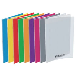 Conquerant Cahiers Polypro bloc-notes 96 feuilles Bleu