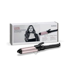 BaByliss Pro 180 38mm Fer à friser À chaleur Noir, Rose 1,8 m