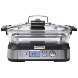 Cuisinart STM1000E cuiseur vapeur 1 Nombre de paniers Pose libre 1800 W Noir, Acier inoxydable