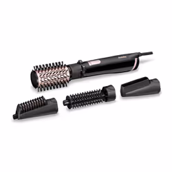 La brosse soufflante BaByliss AS200E est un accessoire universel qui vous garantit une coiffure toujours parfaite. Coiffer vo ...