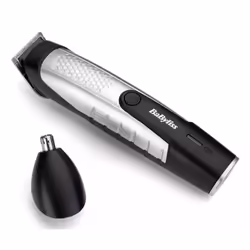 BaByliss Bartschneider Lithium Power T812E, Noir, Argent, 0,5 mm, 1 cm, Oreille, Tête, Moustache, Nez, Batterie, 80 min