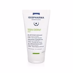 ISISPHARMA Teen Derm Gel Gel Nettoyant Exfoliant Peaux mixtes à grasses Purifie Lisse le grain de peau 150ml TEEN DERM® GEL a ...