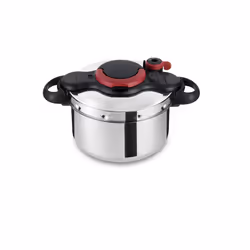 Tefal P4620768, 6 L, Vitrocéramique, Gaz, Halogène, Induction, Plaque étanche, Noir, Acier inoxydable, Acier inoxydable, 252 ...