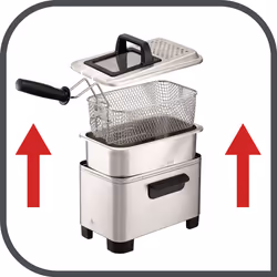 Tefal Easy Pro Premium FR3380 Unique 3 L Autonome 2200 W Acier inoxydable - Vue supplémentaire 2