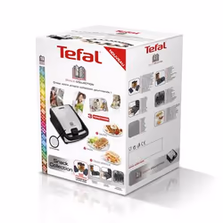Tefal SW857D12 gaufrier et appareil à croque-monsieur Noir, Acier inoxydable - Vue supplémentaire 2