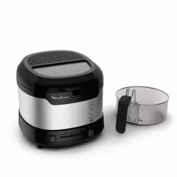 Moulinex AF215D10 friteuse Unique Autonome Noir, Acier inoxydable - Vue supplémentaire 5