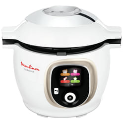 Moulinex Cookeo + CE851A 6 L 1600 W Argent, Blanc
