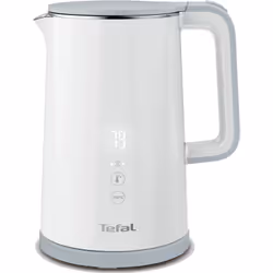 Tefal Sense KO6931, 1,5 L, 1800 W, Blanc, Thermostat réglable, Indicateur de niveau d'eau, Sans fil