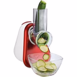 Moulinex Fresh Express + Râpe électrique et spiraliseur Rouge, Blanc - Vue supplémentaire 3