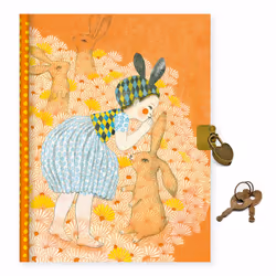 DJECO DJ3611, Image, Multicolore, 88 feuilles, Papier ligné, Couverture rigide, Enfant