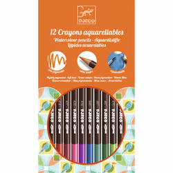DJECO 12 Crayons Aquarellables - Vue supplémentaire 2