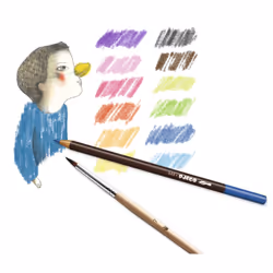 DJECO 12 Crayons Aquarellables - Vue supplémentaire 4