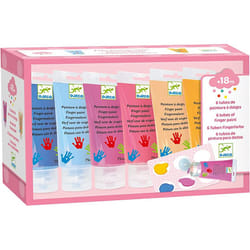 DJECO DJ09000 peinture lavable Bleu, Rose, Jaune