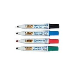 Pochette De 4 Marqueurs BIC Coloris Assorties VELLEDA 1701 (3086120017040)