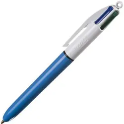 BIC 070330246232 stylo à bille Noir, Bleu, Vert, Rouge
