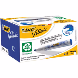 BIC Whiteboard Velleda ECOlutions 1701 marqueur 12 pièce(s) Bleu