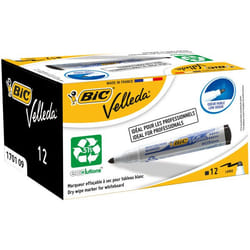 BIC Whiteboard Velleda ECOlutions 1701 marqueur 12 pièce(s) Noir