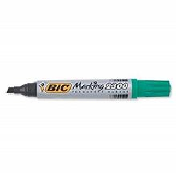 Marqueur Permanent BIC 2300 - Vert (3086122300027)