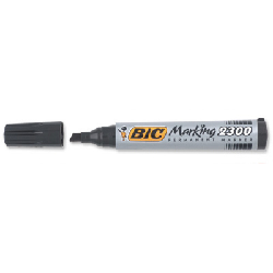 Marqueur Permanent BIC 2300 - Noir (3086122300096)