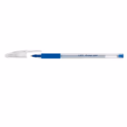 BIC Cristal Grip, Stylo à bille, Bleu, 20 pièce(s), Moyen