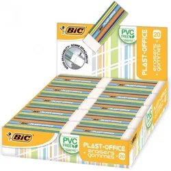 BIC Plast-Office gomme à effacer Plastique 20 pièce(s)