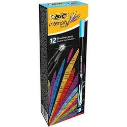 BIC fineliner Intensity stylo-feutre Fin Turquoise 12 pièce(s)