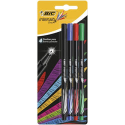 BIC 942082 stylo-feutre Fin Noir, Bleu, Vert, Rouge