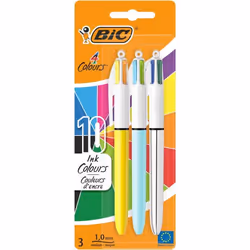 BIC 987811 stylo à bille Stylo à bille rétractable avec clip 3 pièce(s) - Vue supplémentaire 2