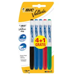 BIC Velleda marqueur 5 pièce(s) Multicolore