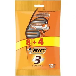 BIC® 3 Sensitive Pouch 8+4 gratuit - (3086126693293)
