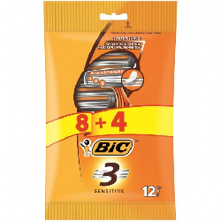 BIC® 3 Sensitive Pouch 8+4 gratuit - (3086126693293)