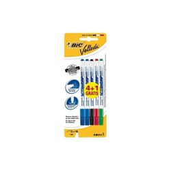 Lot de 4 marqueurs + 1 gratuit Velleda / Pointe fine
