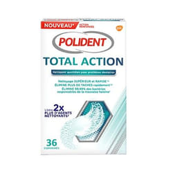 POLIDENT TOTAL ACTION NETTOYANT APPAREILS DENTAIRES