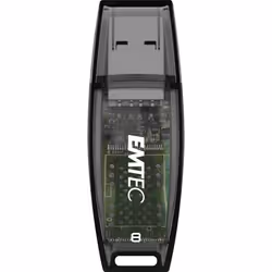Emtec C410 8GB lecteur USB flash 8 Go USB Type-A 2.0 Noir