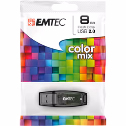 Emtec C410 8 GB lecteur USB flash 8 Go USB Type-A 2.0 Noir - Vue supplémentaire 5