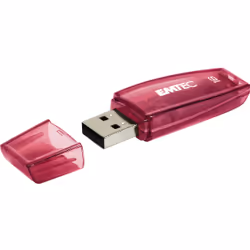 Emtec C410, 16 Go, USB Type-A, 2.0, 18 Mo/s, Casquette, Rouge