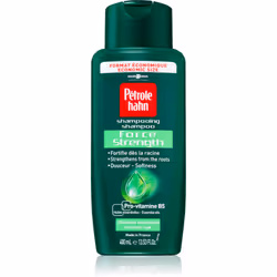 Le shampooing Pétrole Hahn Force Strength nettoie efficacement le cuir chevelu, il lave parfaitement les cheveux et leur redo ...