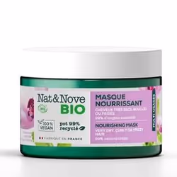 NAT&NOV BIOMasque nourrissantCheveux très secs, bouclés ou frisésExtrait de guimauve BIOVegan300ml Ce  masque  à  l'extrait   ...