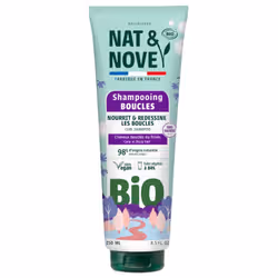 Nat&Nove Bio Shampooing Bio Sans sulfate Cheveux Bouclés ou Frisés 250ml