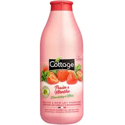 Cottage - Douche & Bain Lait Hydratant - Fraise & Menthe - 750ml
