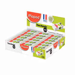Maped M011301 gomme à effacer Caoutchouc Blanc 36 pièce(s) - Vue supplémentaire 2